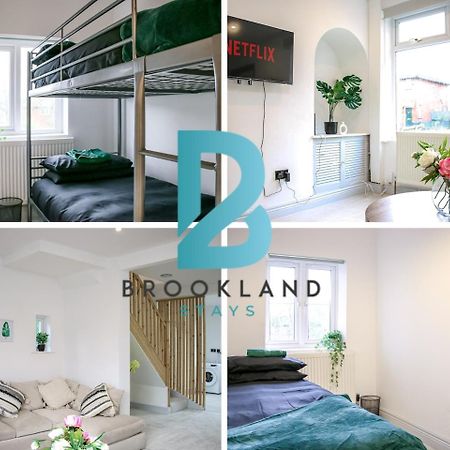 Chic 3Bed Flat In Manchester With Washer Wifi And Full Kitchen- Ideal For Contractors & Relocation By Brookland Stays Bolton Exterior foto